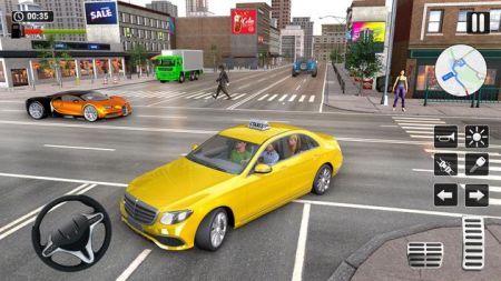 出租车司机3D城市出租车安卓版截图1